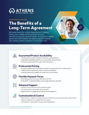 Titelblatt des Flyers Partner with Athens - The Benefits of a Long-Term-Agreement